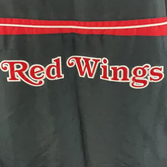 Vintage Reebok Platinum Shield Detroit Red Wings Full Zip Jacket Mens L - Picture 11 of 16
